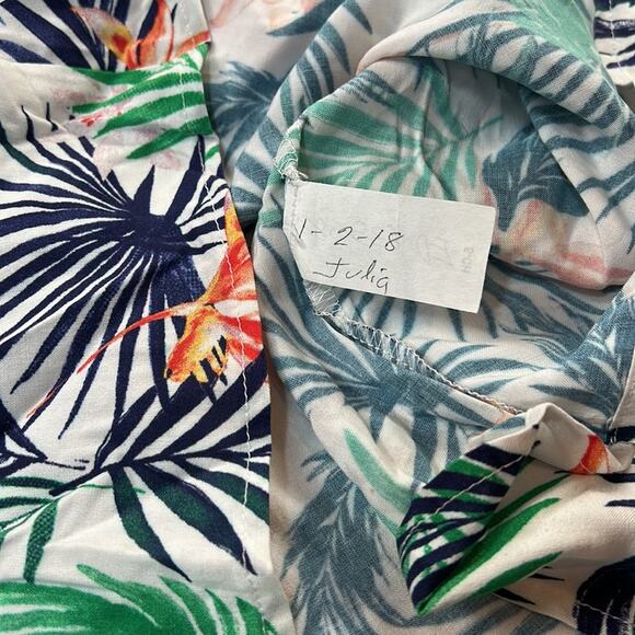 Coverstitch Tropical print Julia romper, size small - Picture 9 of 10